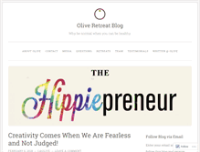 Tablet Screenshot of oliveloveslife.com